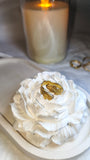 Dainty Gold Leaf Adjustable Ring